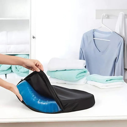 Honeycomb Gel Seat Pad for Coccyx Relief and Spinal Alignment in Office Chair Car Wheelchair