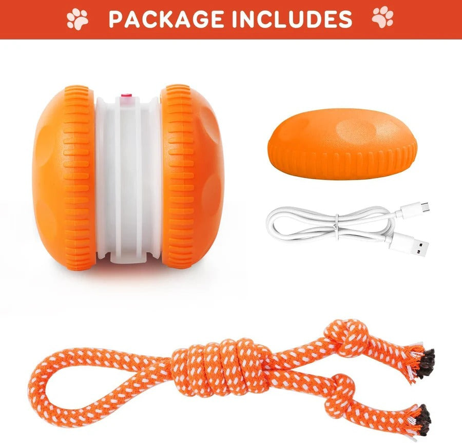 Interactive Dog Toy Ball with Rope, 2 Pack Set