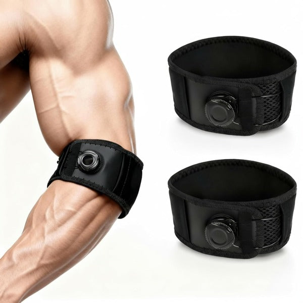 Flexible Elbow Compression Wrap with Adjustable Tightening Strap