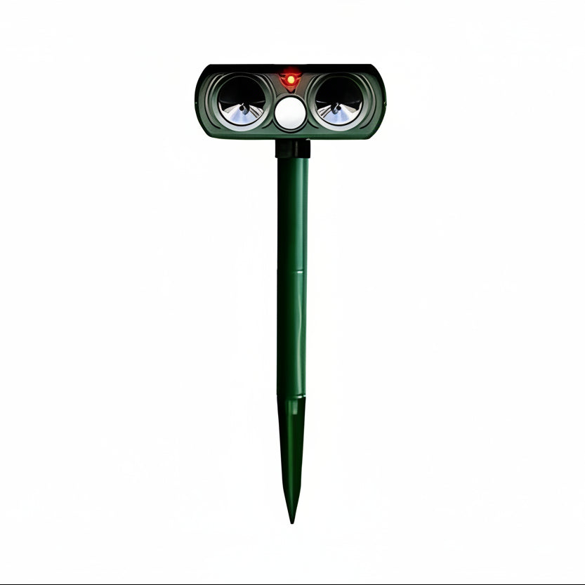 Outdoor Motion Activated Pest Repeller with Solar Power - Ortekor