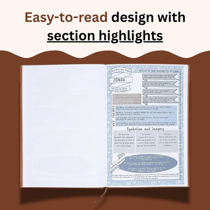 Daily Christian Bible Study Guide with Scripture Journal Pages