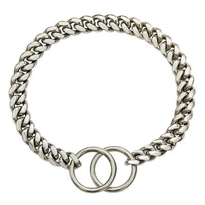Durable Metal Puppy Collar in Various Colors