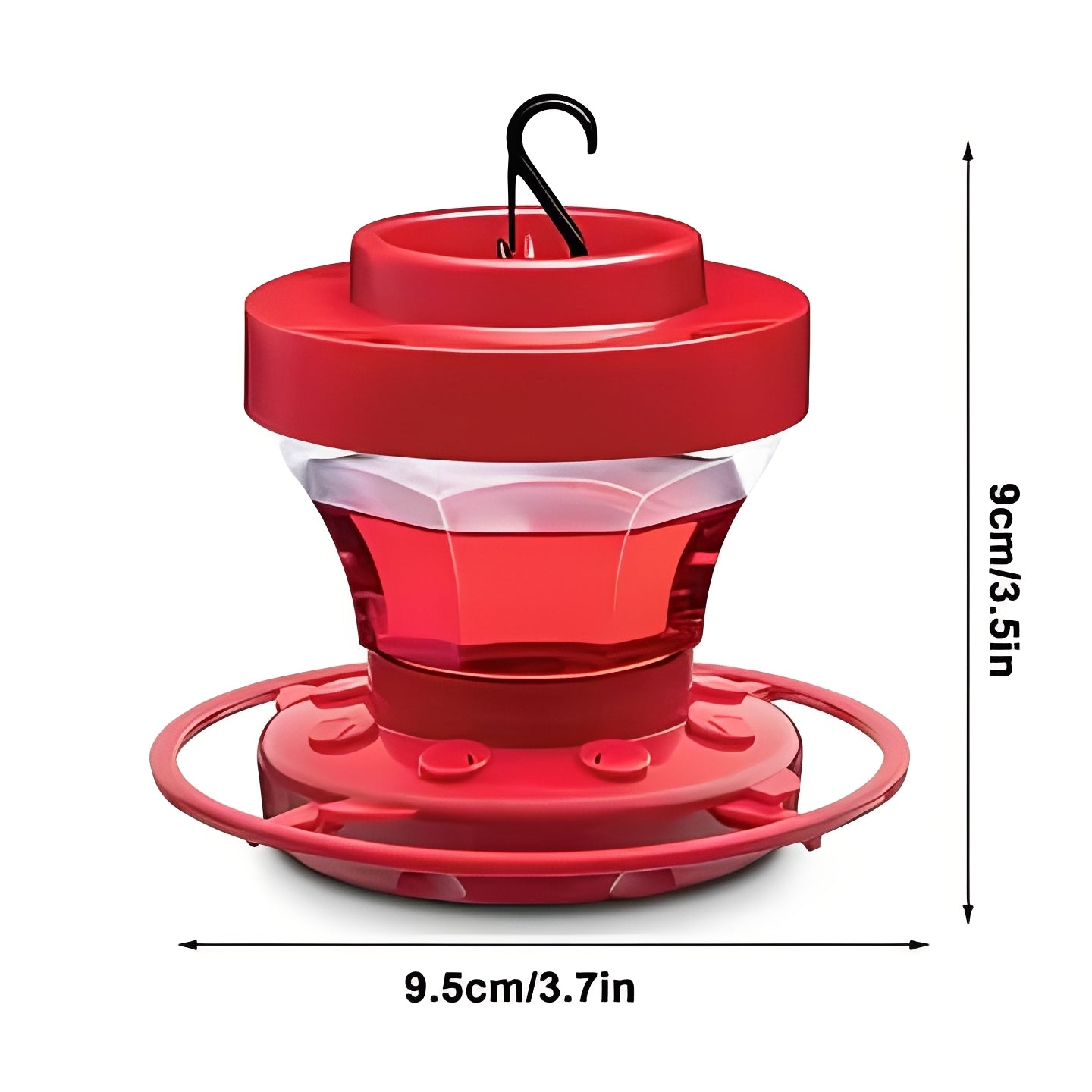 Colorful Bird Feeder with Tray and Pest Guard