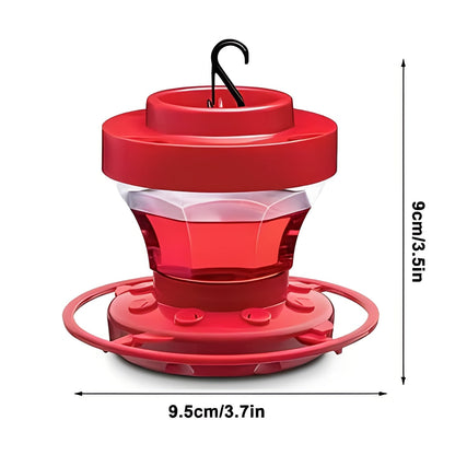 Colorful Bird Feeder with Tray and Pest Guard