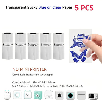 Wireless Compact Photo Sticker Printer with Bluetooth