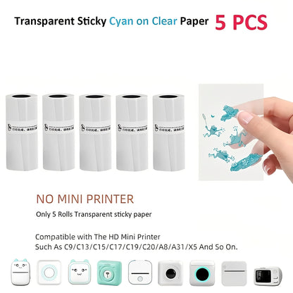 Wireless Compact Photo Sticker Printer with Bluetooth