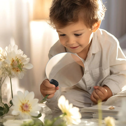 Hands-Free Adjustable Magnifying Glass 5X