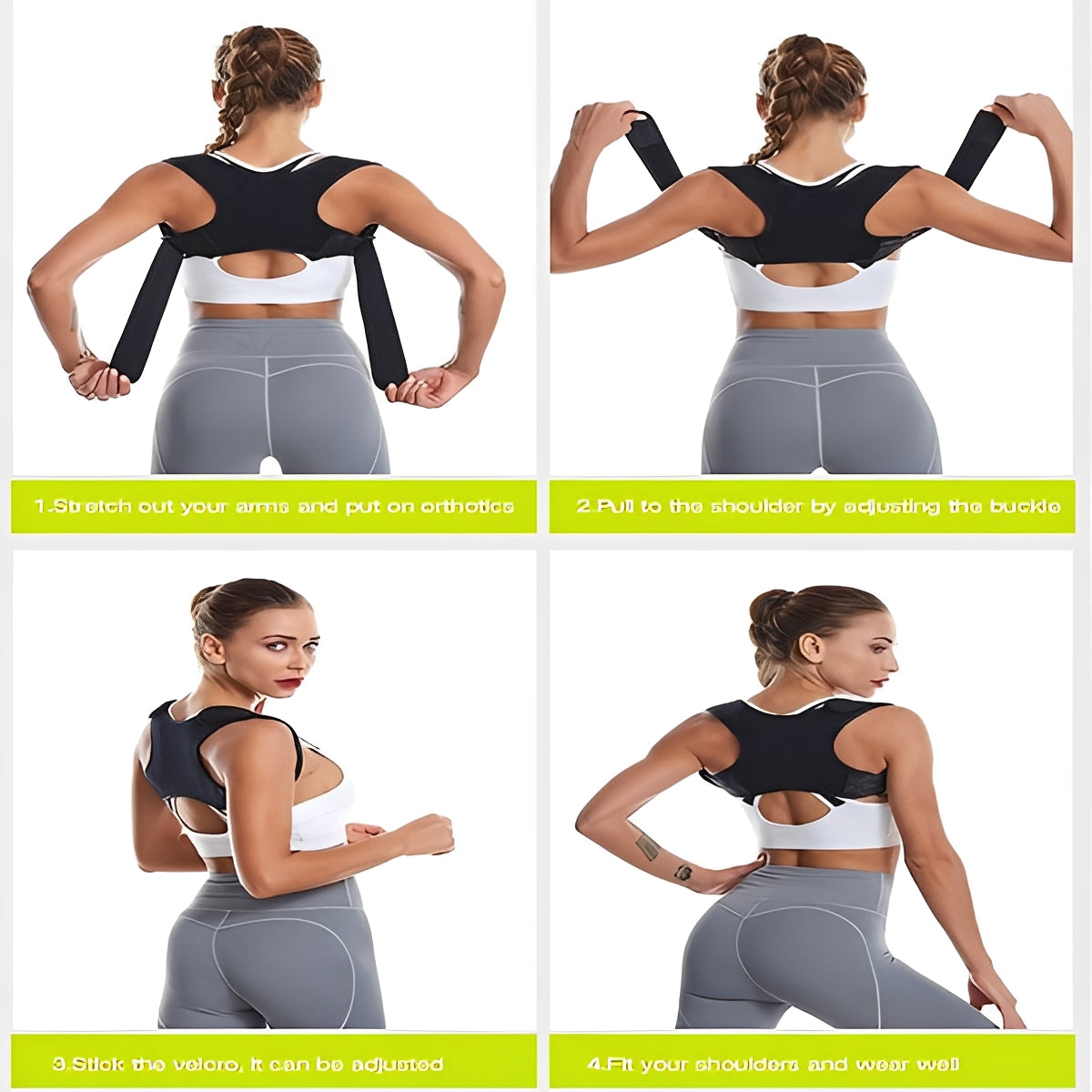 Comfortable Shoulder Support Strap for Better Posture
