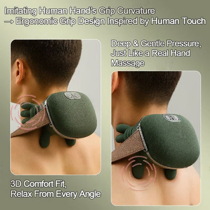 Heated Massage Wrap for Neck and Shoulder Relief