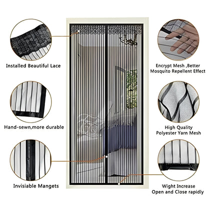 Easy Install Magnetic Screen Door