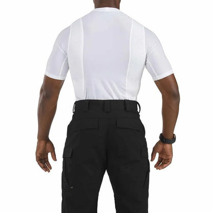 Dual-Pocket Compression Shirt for Ambidextrous Concealed Carry with Built-In Holsters for Men and Women