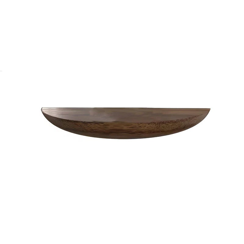 Round Wood Wall Shelf for Home Decoration
