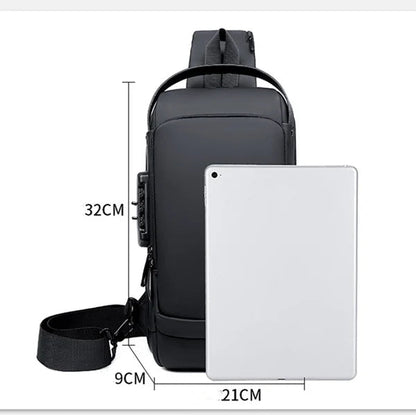 Anti-Theft Backpack with Hidden Zipper Compartments for Laptop & Travel Security