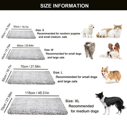 Reusable Thermal Pet Bed for Dogs and Cats