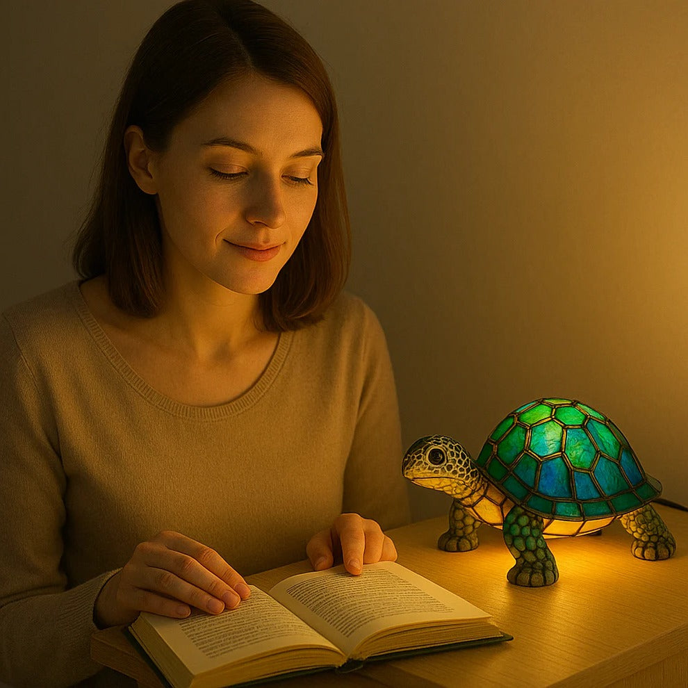 Cozy Turtle Desk Lamp with Soft Warm Glow