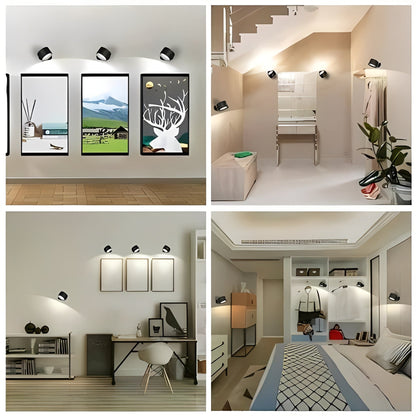 Adjustable LED Wall Lamp with Rotating Head