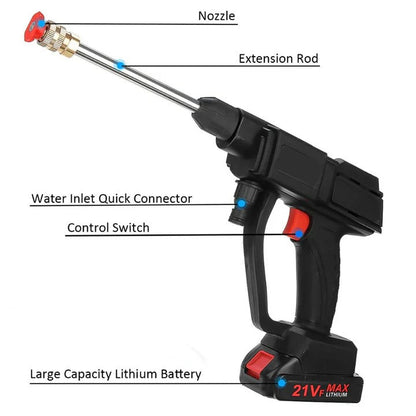 Portable Rechargeable Power Washer with Dual Batteries