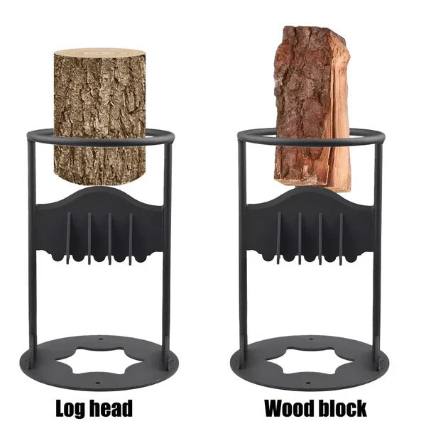 Easy Firewood Log Splitter Tool with Fixed Blade