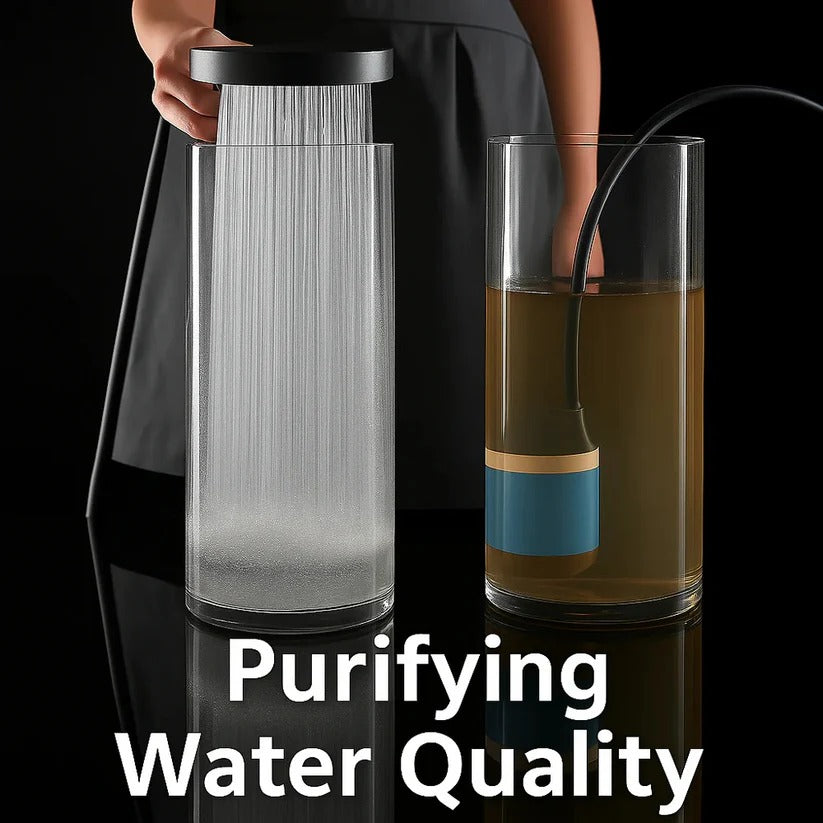 Purifying Shower Head with Multiple Spray Settings