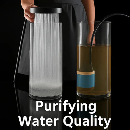 Purifying Shower Head with Multiple Spray Settings