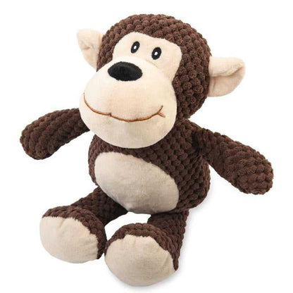 Plush Octopus Chew Toy with Squeaker for Dogs