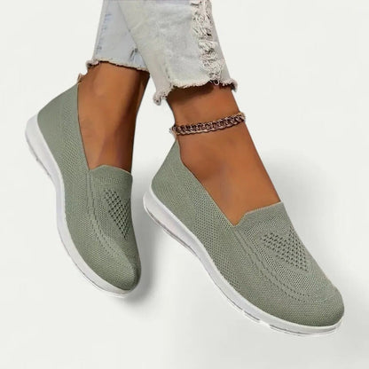 Breathable Women's Slip On Sneakers with Soft Comfort Insoles