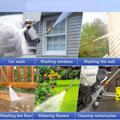 Portable Rechargeable Power Washer with Dual Batteries