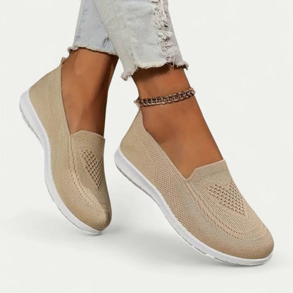 Breathable Women's Slip On Sneakers with Soft Comfort Insoles