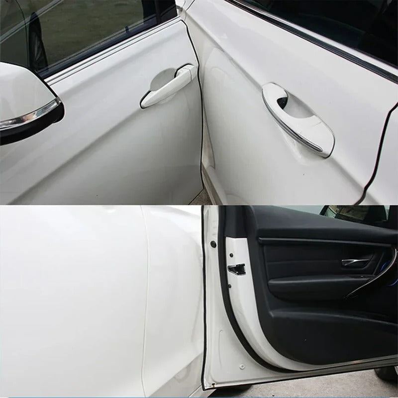 U-Channel Door Edge Guard for Cars & SUVs – Flexible Trim Protects Against Scratches, Dents & Paint Chips – 16 ft Roll