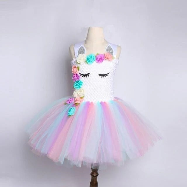 Colorful Girls Tutu and Pink Fairy Dress