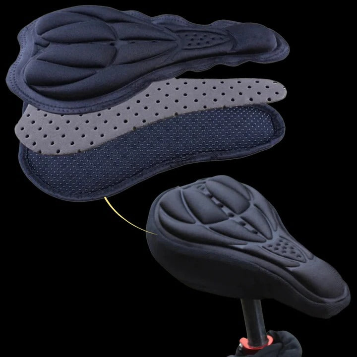 Comfort Gel Bike Seat Cushion with Shock Absorption