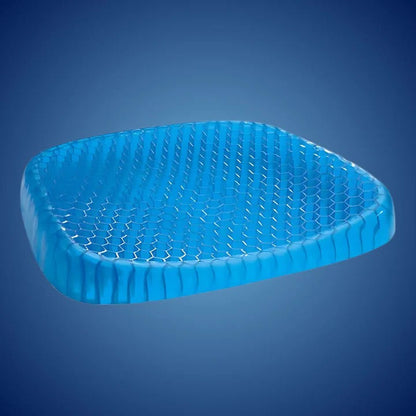 Honeycomb Gel Seat Pad for Coccyx Relief and Spinal Alignment in Office Chair Car Wheelchair