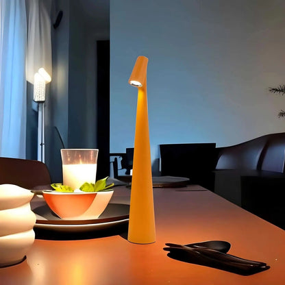 Portable Metal Office Lamp with Adjustable Brightness and USB Port