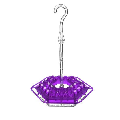 Hummingbird Feeder with Ant Moat for Outdoor Garden – 30 Flower Ports, Weather Resistant, Easy Fill Design for Backyard Bird Feeding