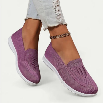 Breathable Women's Slip On Sneakers with Soft Comfort Insoles