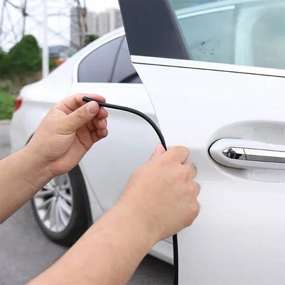U-Channel Door Edge Guard for Cars & SUVs – Flexible Trim Protects Against Scratches, Dents & Paint Chips – 16 ft Roll