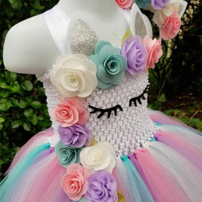 Colorful Girls Tutu and Pink Fairy Dress