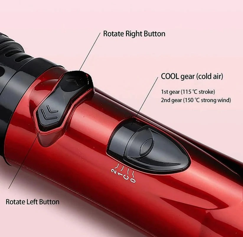 Fast 360 Spin Hair Dryer Styling Brush