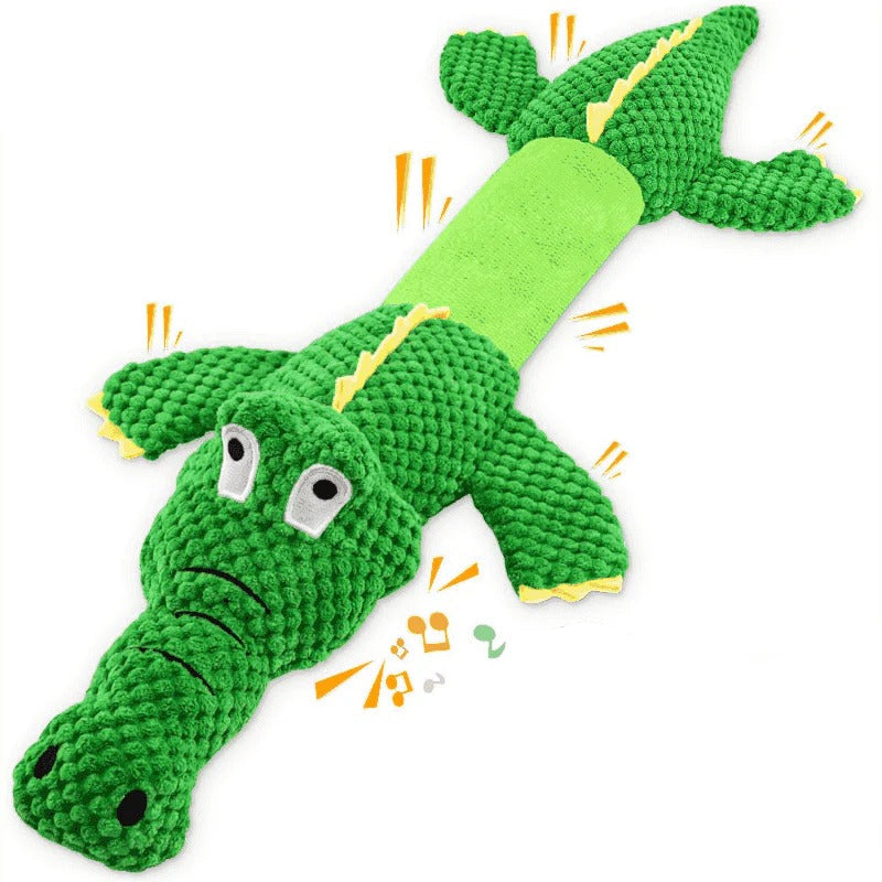 Plush Octopus Chew Toy with Squeaker for Dogs