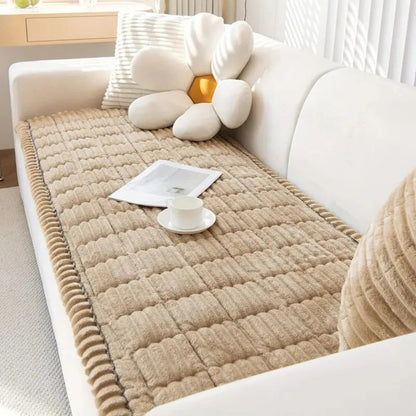 Soft Furniture Protector Cover with Ruffled Trim