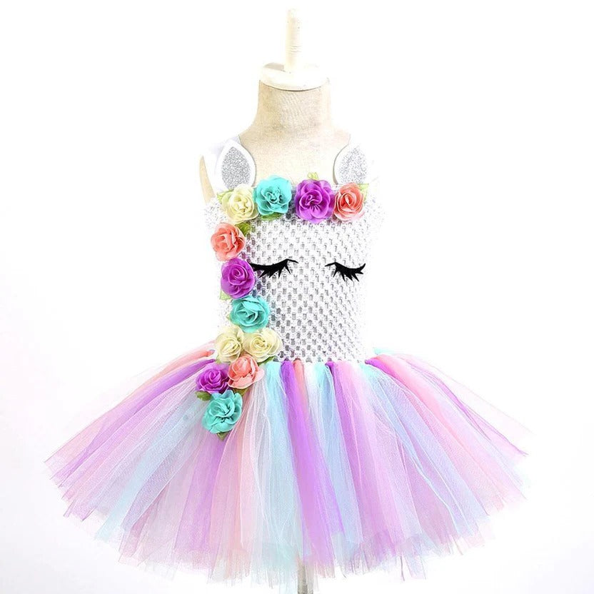 Colorful Girls Tutu and Pink Fairy Dress
