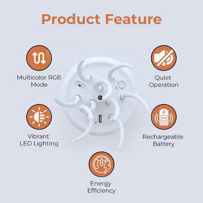 Smart Colorful LED Jellyfish Table Lamp