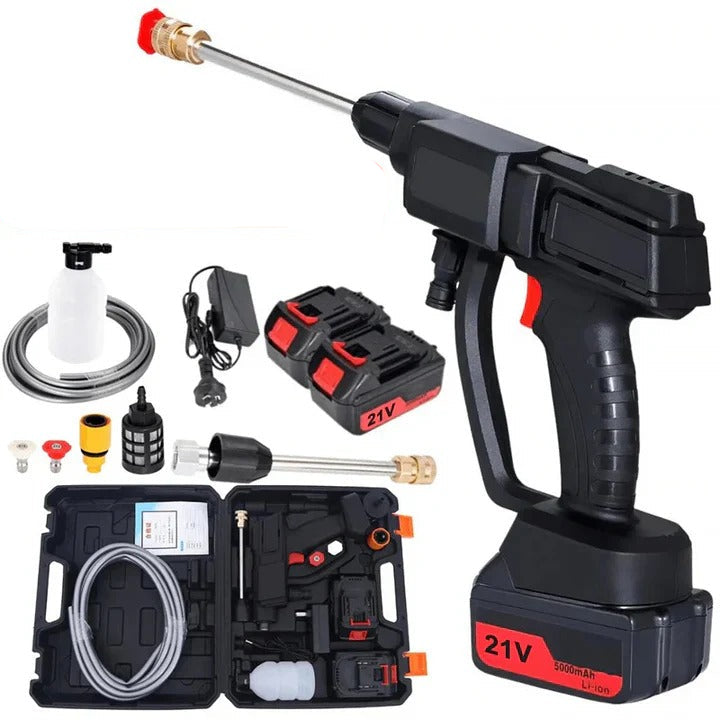 Portable Rechargeable Power Washer with Dual Batteries