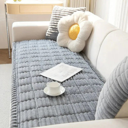 Soft Furniture Protector Cover with Ruffled Trim