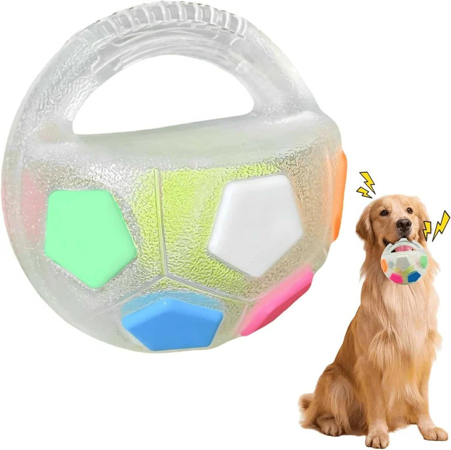 Durable Dog Rubber Football Toy with Treat Dispenser