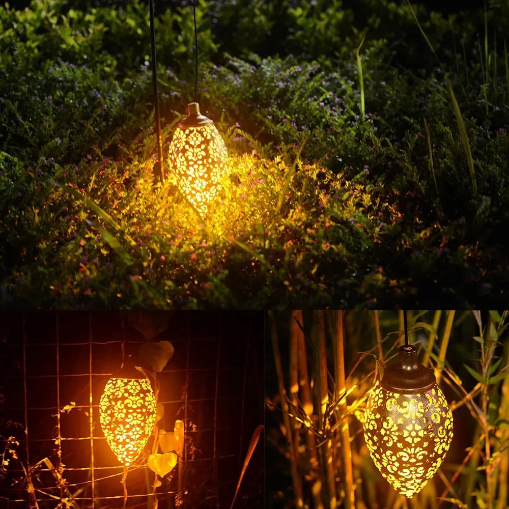 Moroccan Solar Garden Lantern