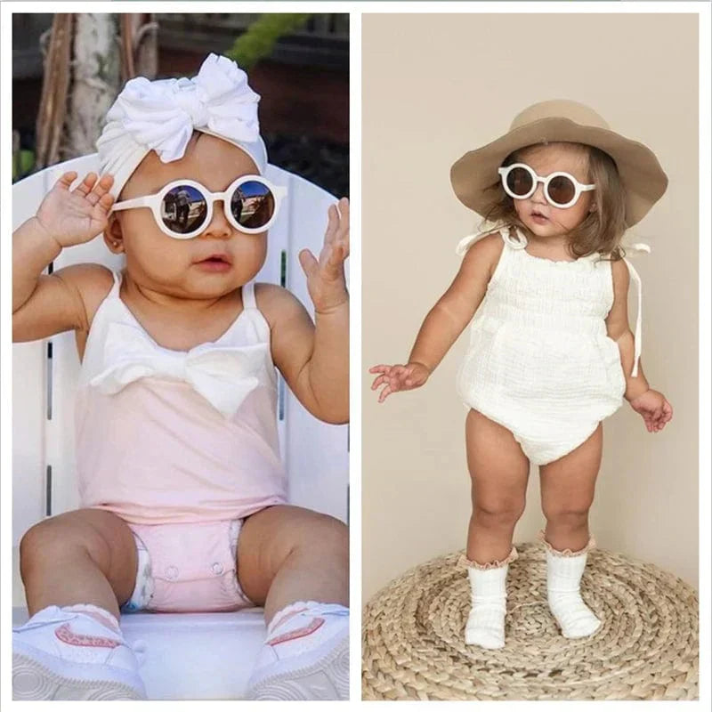Toddler Sunglasses with UV400 Protection – Flexible Lightweight Frame for Kids Ages 0-3 Years