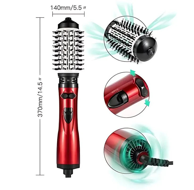 Fast 360 Spin Hair Dryer Styling Brush