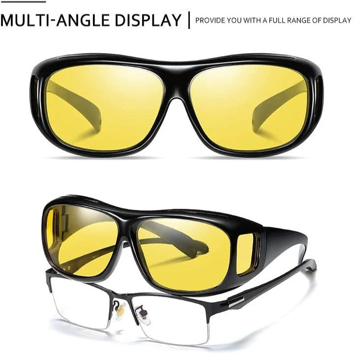 Night Driving Glasses with Yellow Tinted Lenses