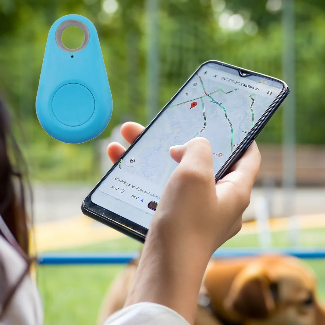 Bluetooth Pet Locator Tag for Dogs & Cats – Waterproof GPS Finder with Proximity Alerts, Safe Zone Notifications & Real-Time Tracking App